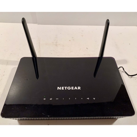 Netgear R6220 AC1200 Smart Wi-Fi 4-Port Router w/ Adapter - Picture 1 of 11